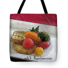 Load image into Gallery viewer, Baby heirloom with crostini - Tote Bag