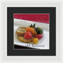 Load image into Gallery viewer, Baby heirloom with crostini - Framed Print