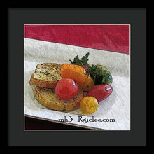 Load image into Gallery viewer, Baby heirloom with crostini - Framed Print