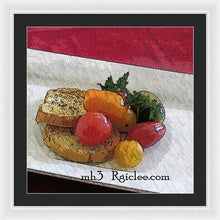 Load image into Gallery viewer, Baby heirloom with crostini - Framed Print