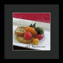 Load image into Gallery viewer, Baby heirloom with crostini - Framed Print