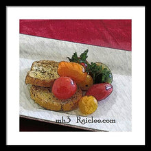 Load image into Gallery viewer, Baby heirloom with crostini - Framed Print