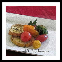 Load image into Gallery viewer, Baby heirloom with crostini - Framed Print