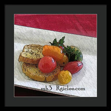 Load image into Gallery viewer, Baby heirloom with crostini - Framed Print