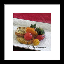 Load image into Gallery viewer, Baby heirloom with crostini - Framed Print