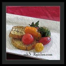 Load image into Gallery viewer, Baby heirloom with crostini - Framed Print