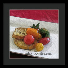 Load image into Gallery viewer, Baby heirloom with crostini - Framed Print