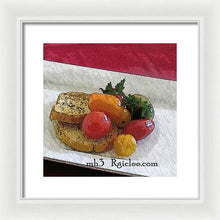 Load image into Gallery viewer, Baby heirloom with crostini - Framed Print