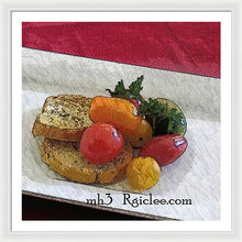 Load image into Gallery viewer, Baby heirloom with crostini - Framed Print