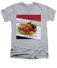 Load image into Gallery viewer, Baby heirloom with crostini - Men&#39;s V-Neck T-Shirt