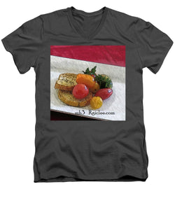 Baby heirloom with crostini - Men's V-Neck T-Shirt