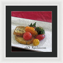 Load image into Gallery viewer, Baby heirloom with crostini - Framed Print