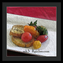 Load image into Gallery viewer, Baby heirloom with crostini - Framed Print