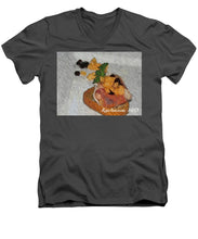 Load image into Gallery viewer, Balsamic caviar and cantaloupe - Men&#39;s V-Neck T-Shirt