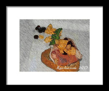 Load image into Gallery viewer, Balsamic caviar and cantaloupe - Framed Print