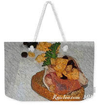 Load image into Gallery viewer, Balsamic caviar and cantaloupe - Weekender Tote Bag