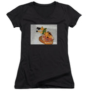 Load image into Gallery viewer, Balsamic caviar and cantaloupe - Women&#39;s V-Neck