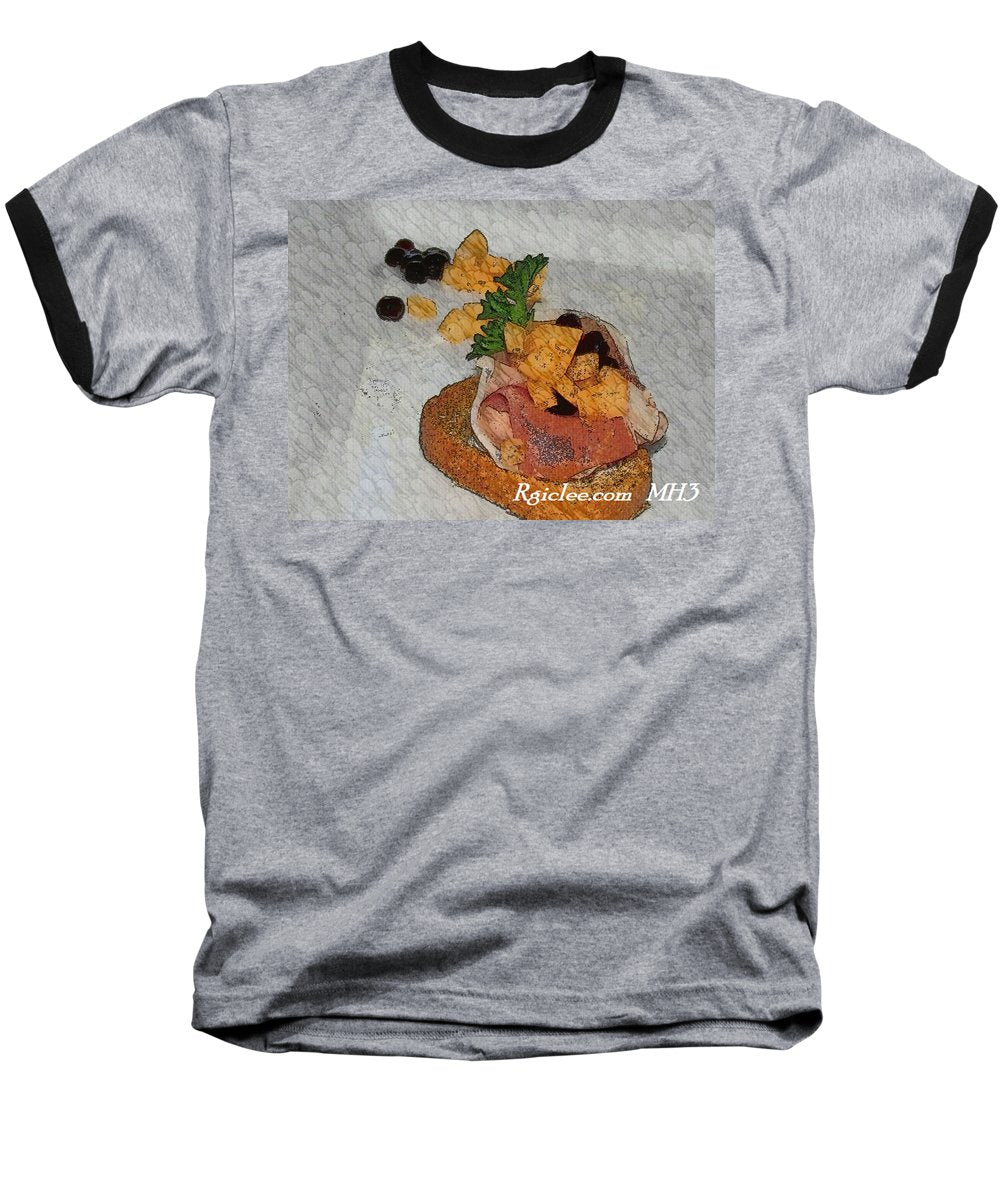 Balsamic caviar and cantaloupe - Baseball T-Shirt