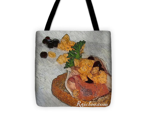 Balsamic caviar and cantaloupe - Tote Bag