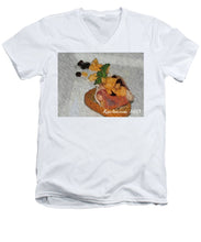 Load image into Gallery viewer, Balsamic caviar and cantaloupe - Men&#39;s V-Neck T-Shirt