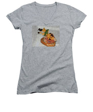 Load image into Gallery viewer, Balsamic caviar and cantaloupe - Women&#39;s V-Neck