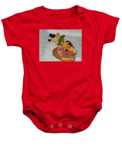 Balsamic caviar and cantaloupe - Baby Onesie