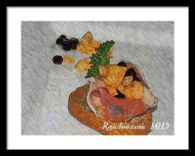 Load image into Gallery viewer, Balsamic caviar and cantaloupe - Framed Print