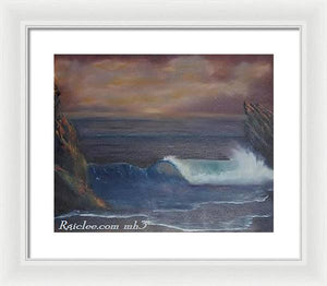 Breaking Wave - Framed Print