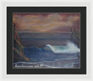 Breaking Wave - Framed Print