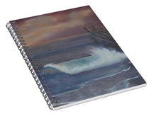 Load image into Gallery viewer, Breaking Wave - Spiral Notebook