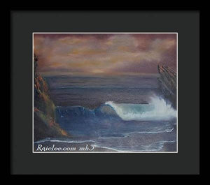 Breaking Wave - Framed Print