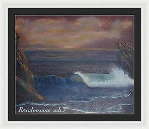 Breaking Wave - Framed Print