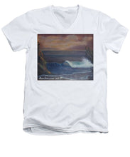 Load image into Gallery viewer, Breaking Wave - Men&#39;s V-Neck T-Shirt