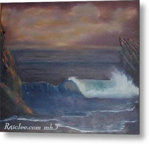 Breaking Wave - Metal Print