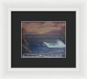 Breaking Wave - Framed Print