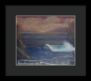 Breaking Wave - Framed Print