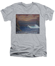 Load image into Gallery viewer, Breaking Wave - Men&#39;s V-Neck T-Shirt