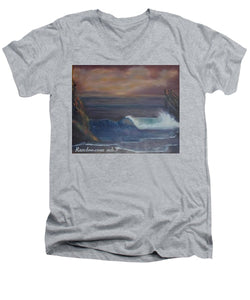 Breaking Wave - Men's V-Neck T-Shirt