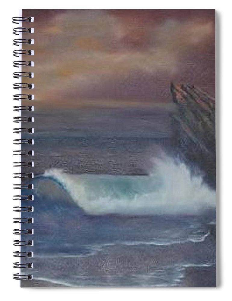 Breaking Wave - Spiral Notebook