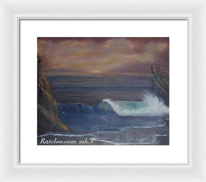 Breaking Wave - Framed Print