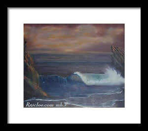 Breaking Wave - Framed Print