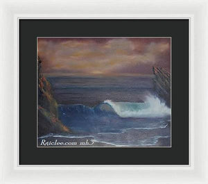 Breaking Wave - Framed Print