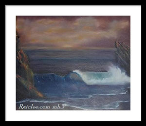 Breaking Wave - Framed Print