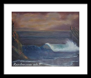 Breaking Wave - Framed Print