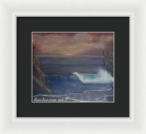 Breaking Wave - Framed Print