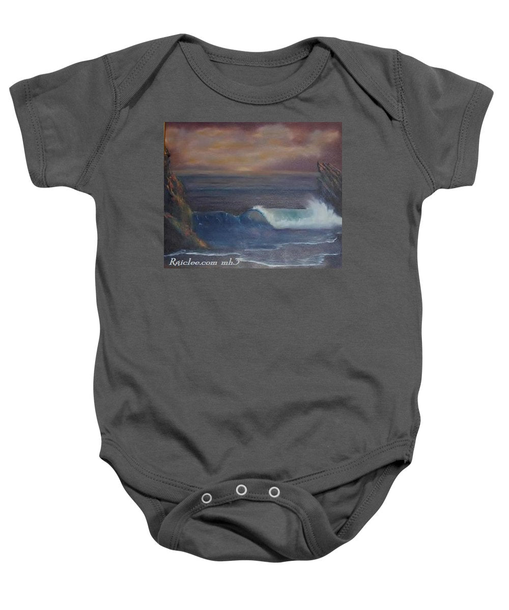 Breaking Wave - Baby Onesie