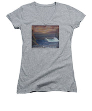 Load image into Gallery viewer, Breaking Wave - Women&#39;s V-Neck