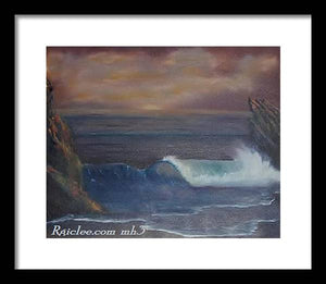 Breaking Wave - Framed Print