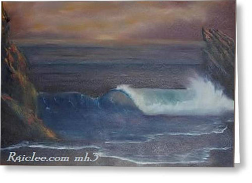 Breaking Wave - Greeting Card