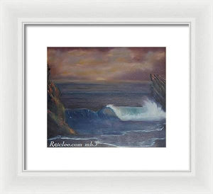 Breaking Wave - Framed Print